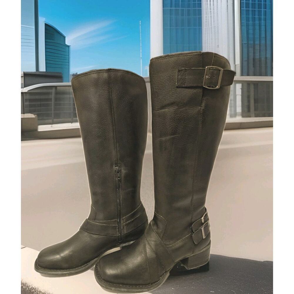 Durango City 14" Charlotte Engineer Boots Black RD044 Women's 7.5